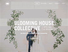 Tablet Screenshot of bloominghousecollective.com